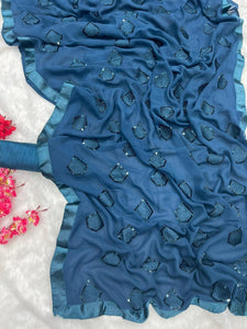 Partywear diamond sarees in lots of colours