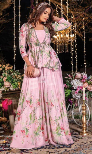 Bridesmaid album: Indo western Lehenga