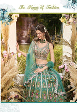 Boutique collection - emerald green floral Lehenga