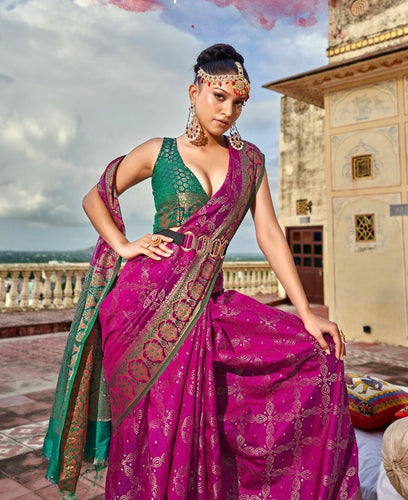 Soft patola silk weaving saree