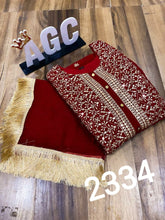 AGC collection - red anarkali
