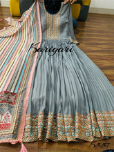 Karigari collection: grey anarkali