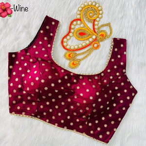 Bollywood jacquard blouse