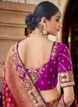 Ethnic collection - multicolour designer silk saree