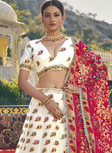 White organza Lehenga
