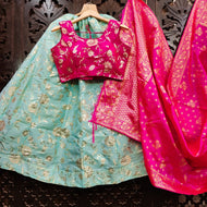 Banarasi floral Lehenga