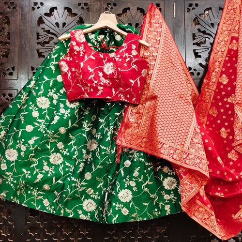 Banarasi floral Lehenga