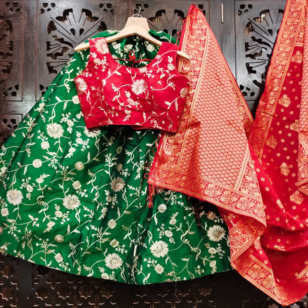 Banarasi floral Lehenga