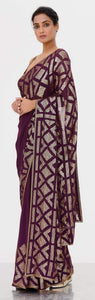 Celebrity inspired sequins saree