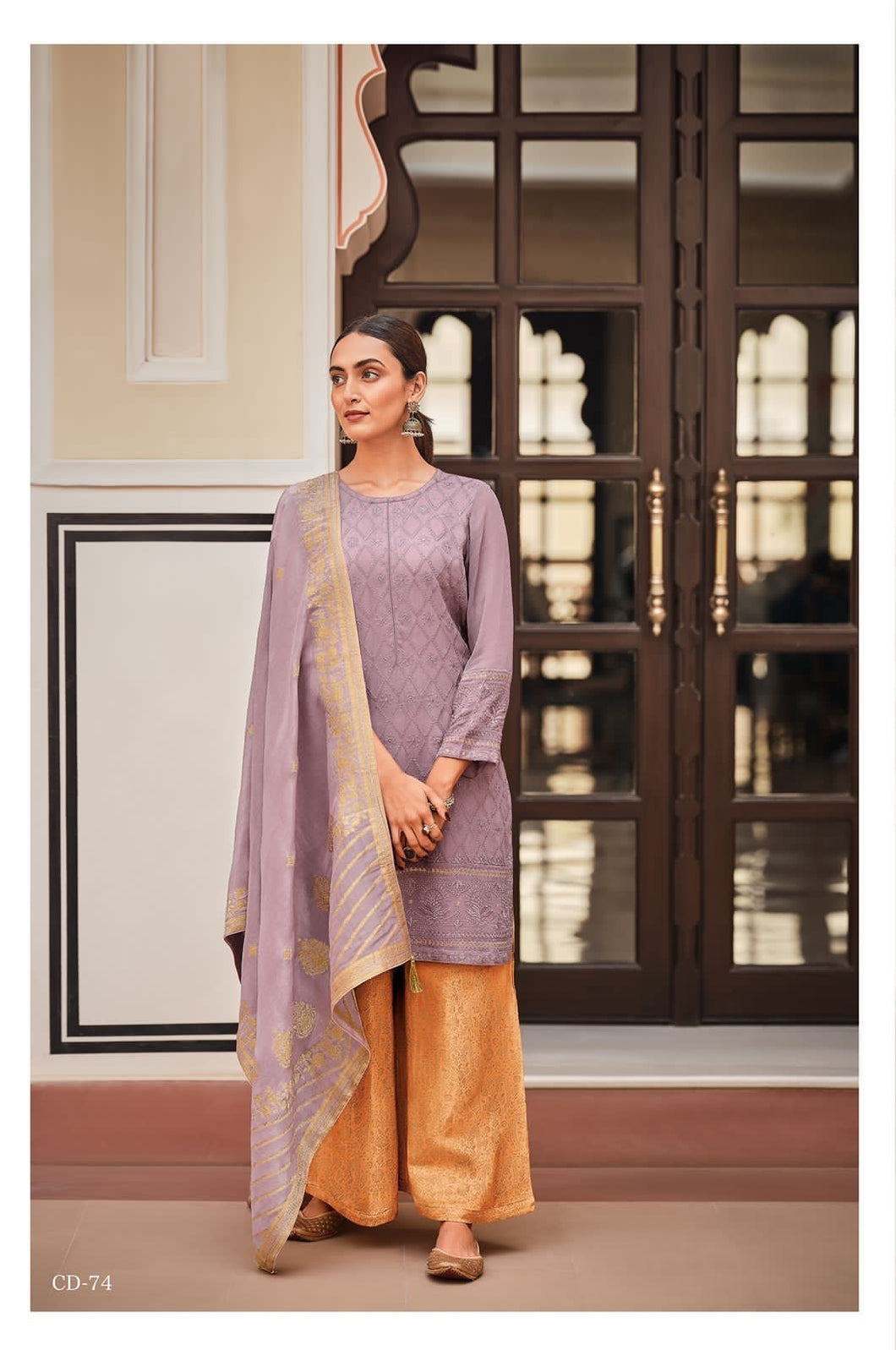 Cidra Pastel collection readymade - georgette suits palazzo style
