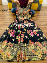 Karigari collection - black floral gown