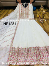 Niks collection: georgette pleated anarkali