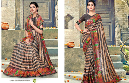 Wedding exclusive sabyasachi style sequins saree