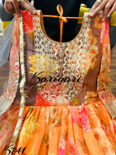 Karigari collection: floral anarkali