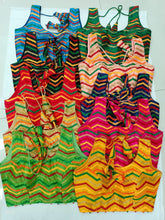 Zig zag multicoloured blouses - lots of colours