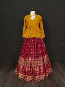 Peplum style Lehenga