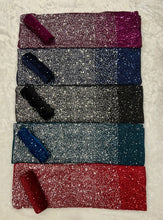 Celebrity style silver sequinned sarees - lots of colours