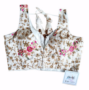 Sabyasachi inspired floral blouse