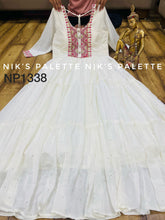 Niks collection: white tiered gown style