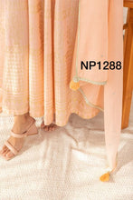 Niks collection: pastel peach anarkali