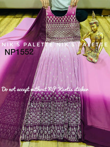 Niks collection - shaded purple Naira cut (also plus size)