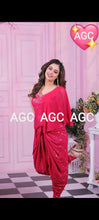 Sequinned dhoti set- readymade