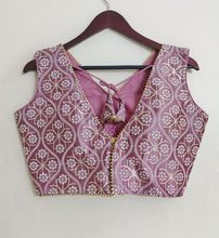 Lucknowi blouse with sequins