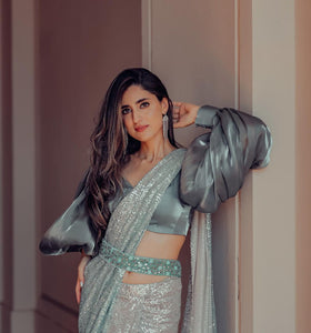 Classy partywear saree