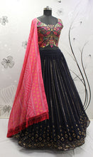 Misha collection vol 2 - navy and pink designer Lehenga
