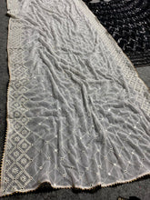 Black chine sequins Lehenga