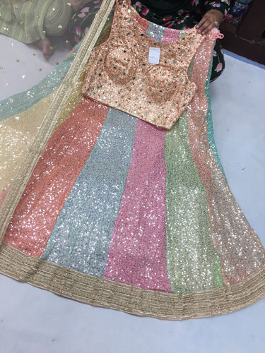 Limited edition: Multi colour Lehenga