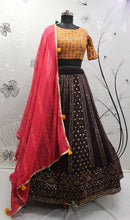 Misha collection vol 2 - purple and mustard designer Lehenga