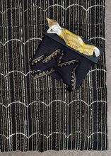 Black double sequins partywear saree
