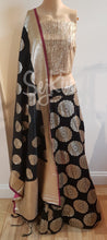 Black chakra lehenga